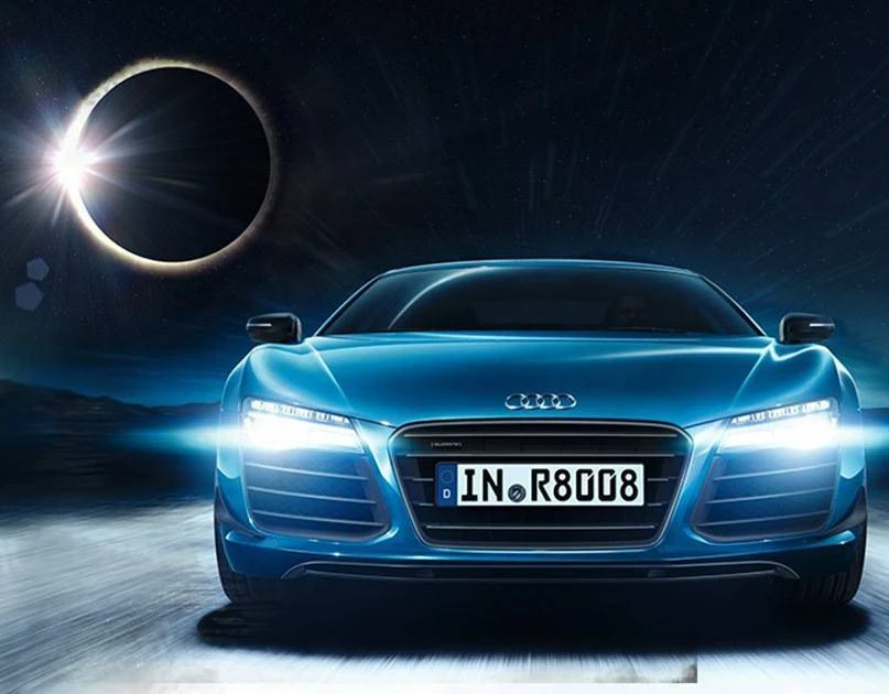 Солнечное затмение от Audi R8 Солнечное затмение от Audi R8