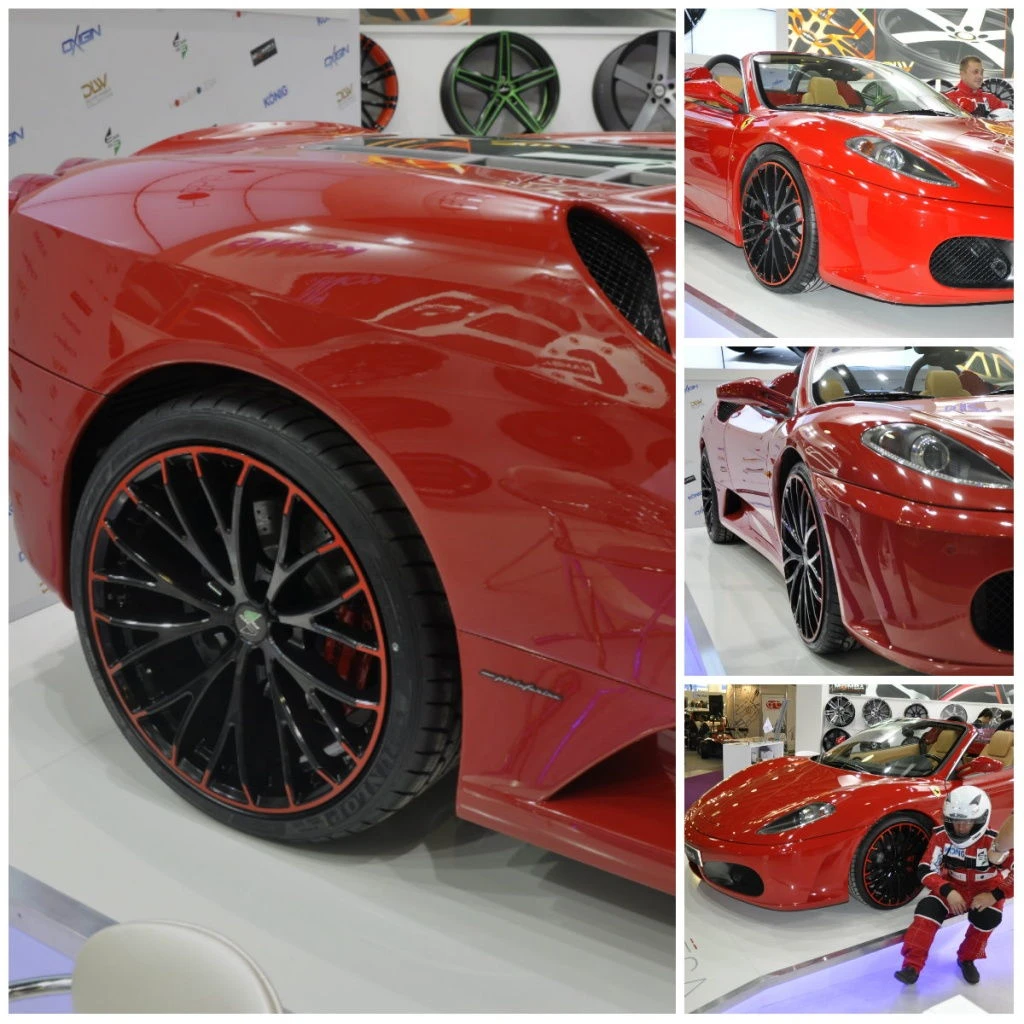 Диски от Феррари / Ferrari, частичная наша работа. Мы реставрировали полностью лакокрасочное покрытие 2 дисков, найдете сторону которую красили мы? 