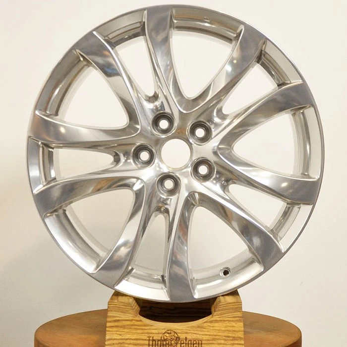 Полная зеркальная полировка дисков Mazda R19 от Honda Civic