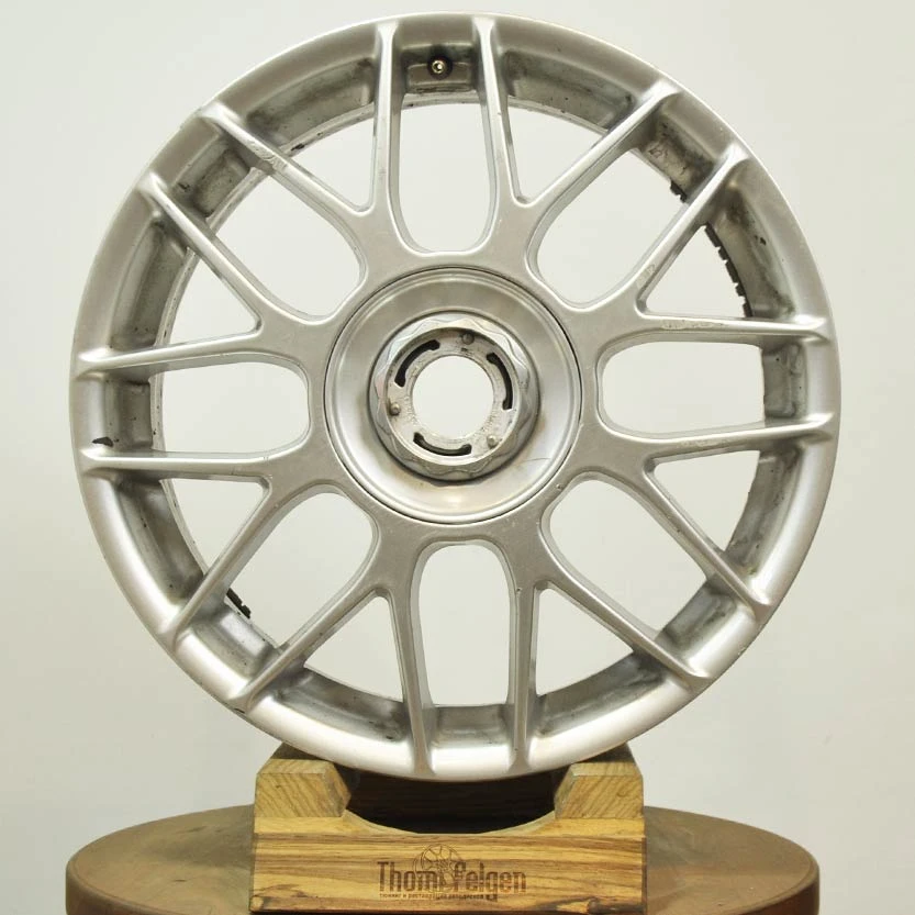 Порошковая покраска дисков BBS R17 и полировка с покраской колпачков от Audi