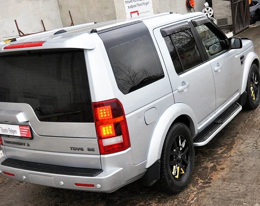 Покраска дисков Land Rover R18 в чёрный и жёлтый (RAL 1018)