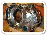 Полировка детали мотоцикла Ducati