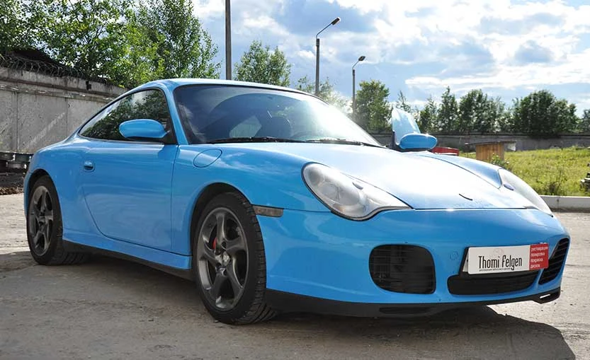 Изготовление и покраска колпачков для дисков Porsche R18 с нанесением логотипа