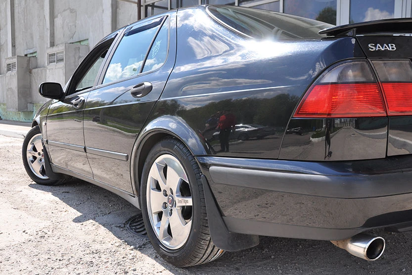 Зеркальная полировка дисков Ronal R17 от Saab