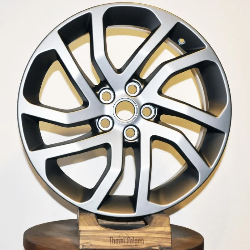 Покраска дисков Land Rover R20 от Sport в тёмно-серый мат