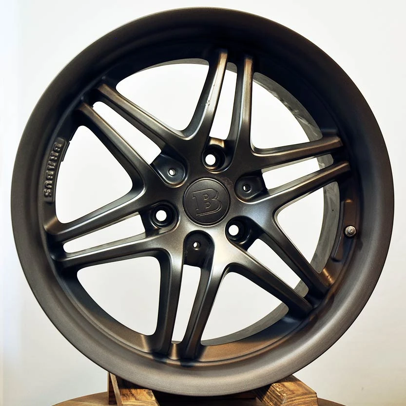 Ремонт диска Brabus R17 от Smart