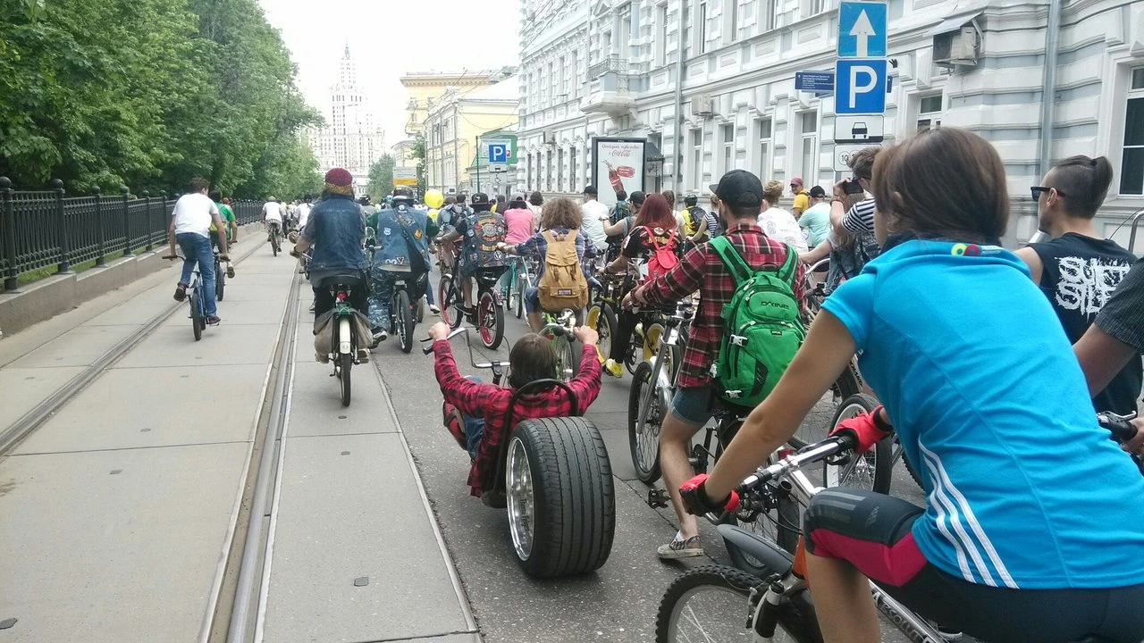 Thomi Felgen на велопараде 2015