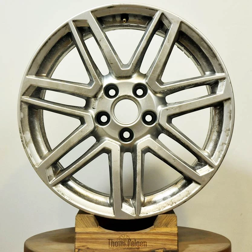 Покраска дисков Audi R18 от Audi TT в чёрный матовый