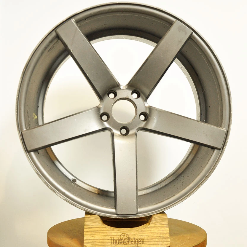 Порошковая покраска дисков Vossen R22 от BMW в тёмно-серый металлик
