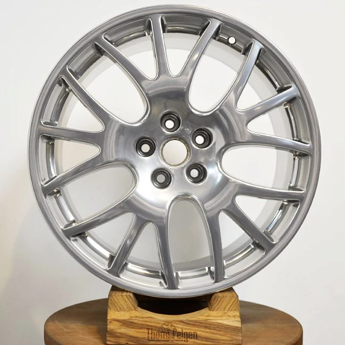 Полная зеркальная полировка и ремонт дисков BBS R19 от Maserati