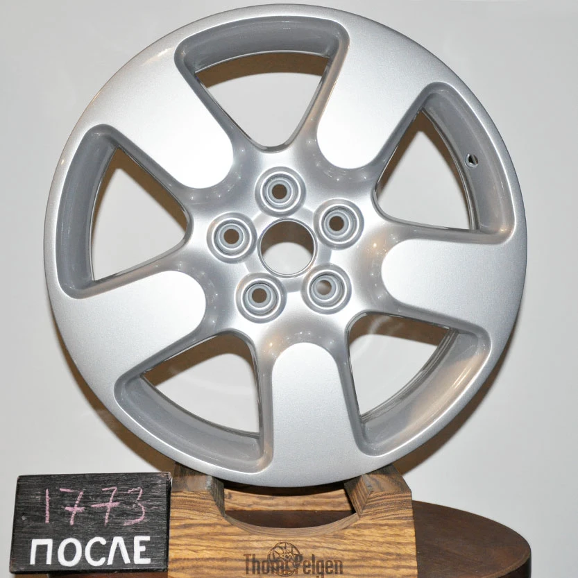 Порошковая покраска дисков R17 от Skoda в заводской глянец