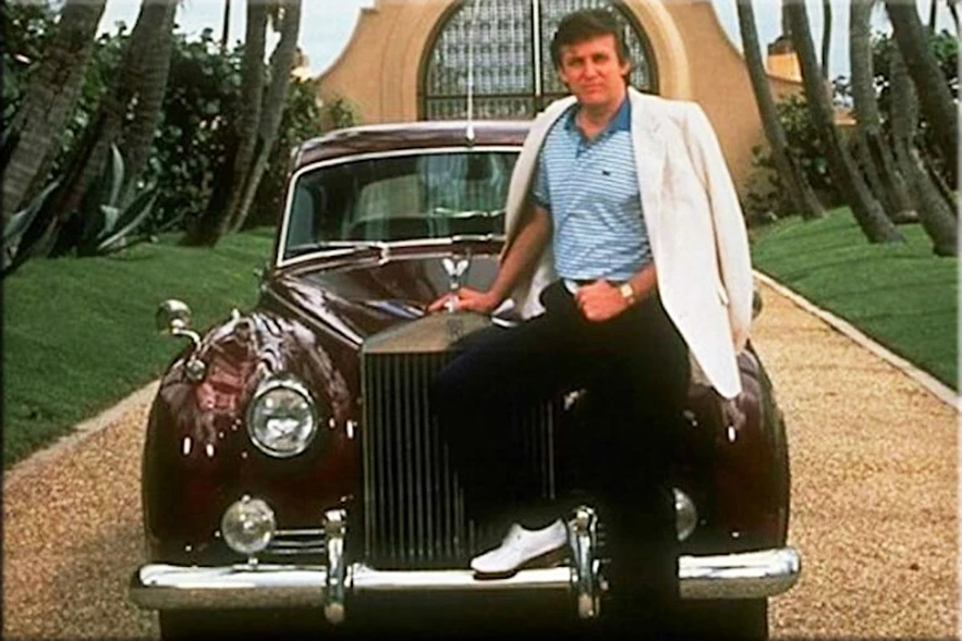 Дональд Трамп и его Rolls-Royce Silver Cloud 